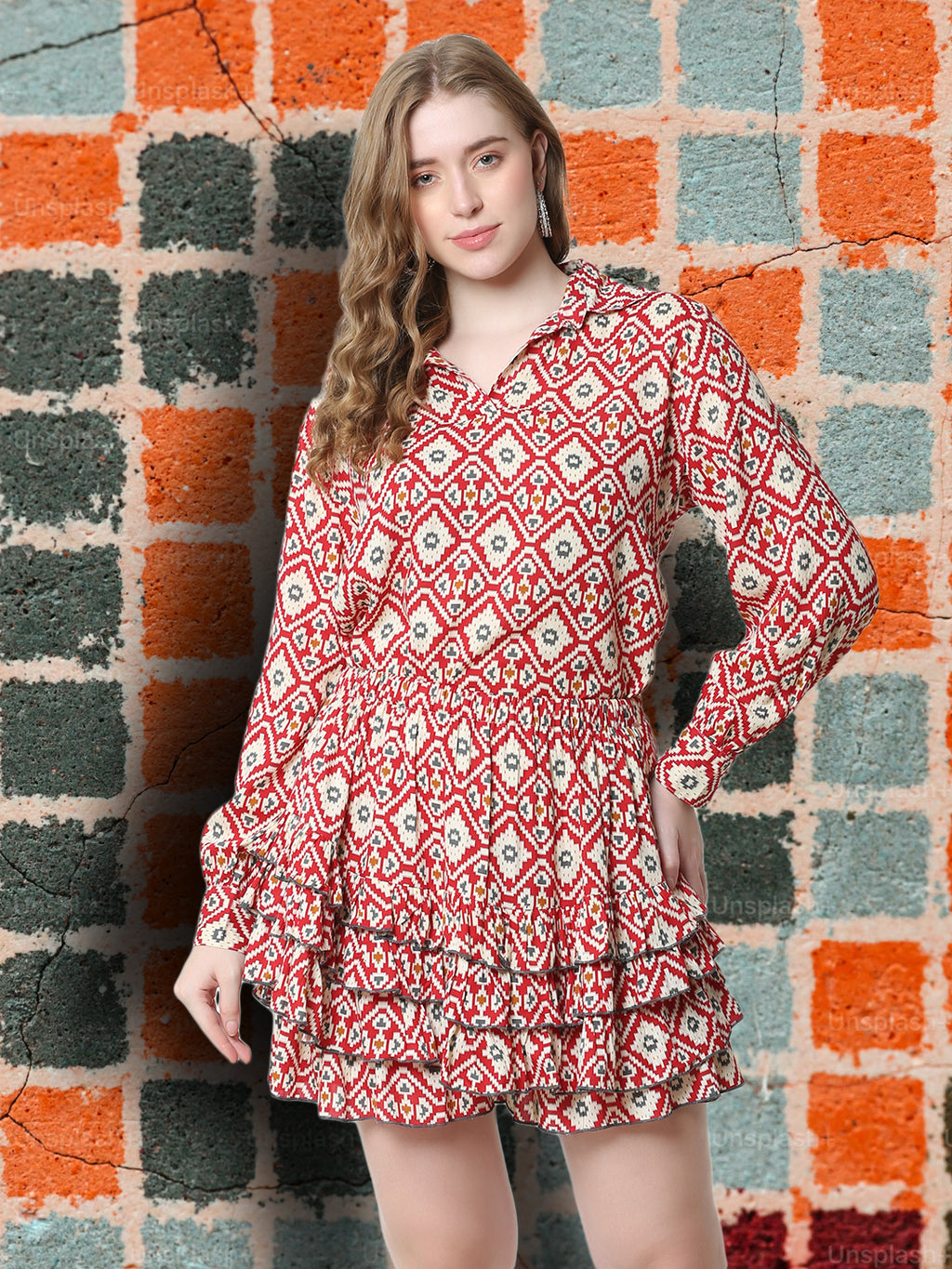The Wild Bloom Dress – Multi (Pink/Red/Green)