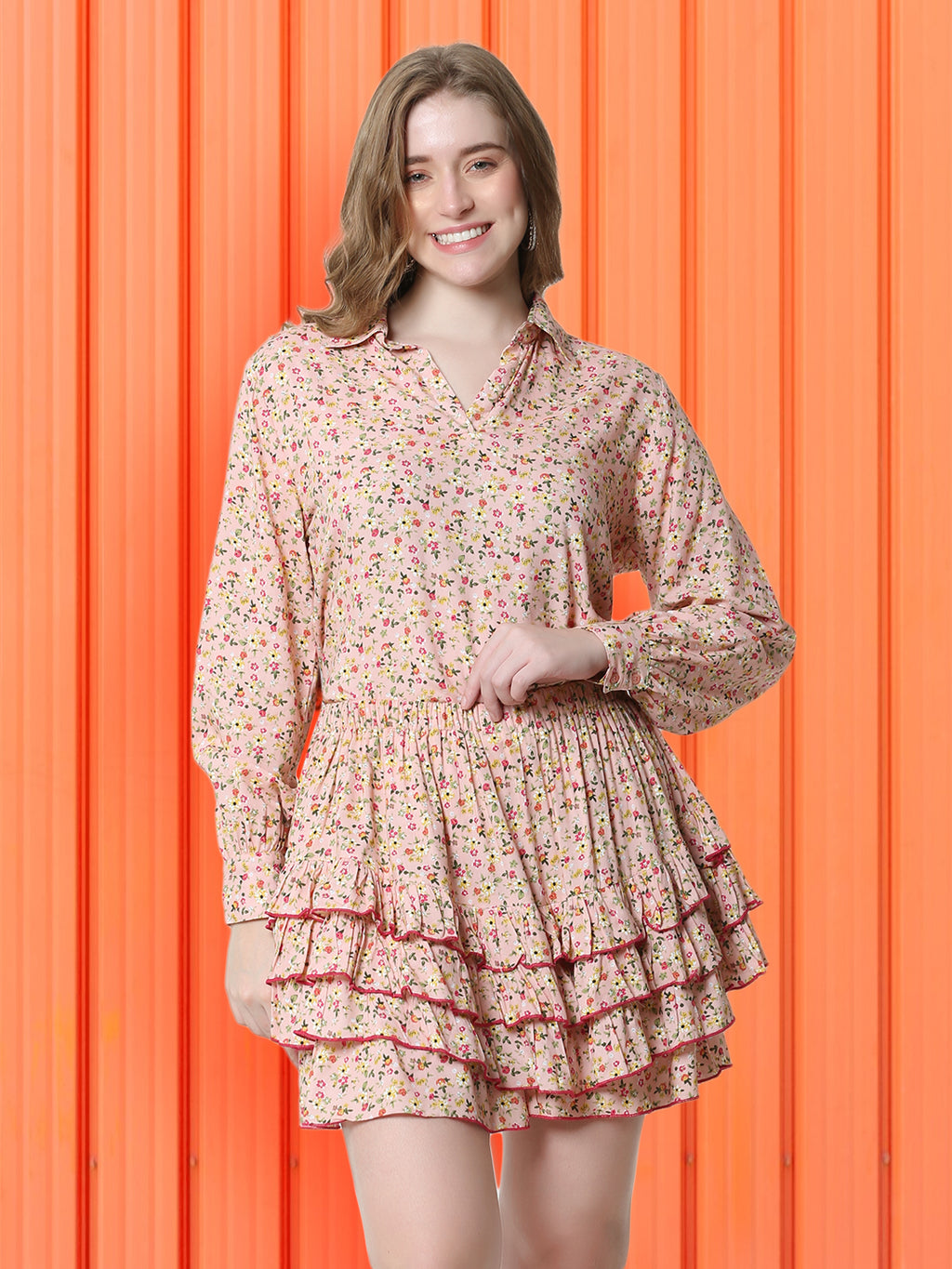 The Wild Bloom Dress – Multi (Pink/Red/Green)