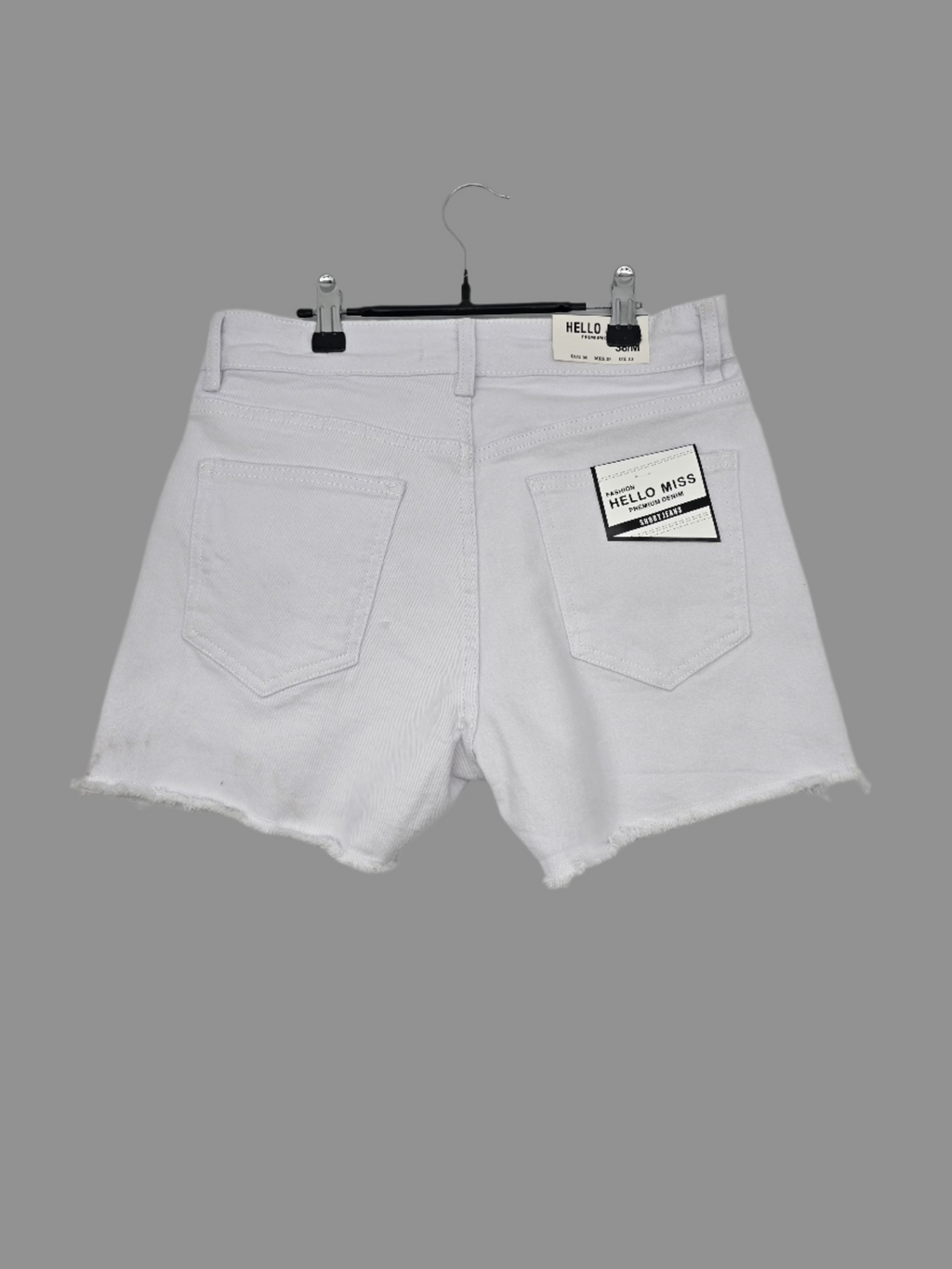Caro JAX GlimmerRush™ White Rhinestone Shorts