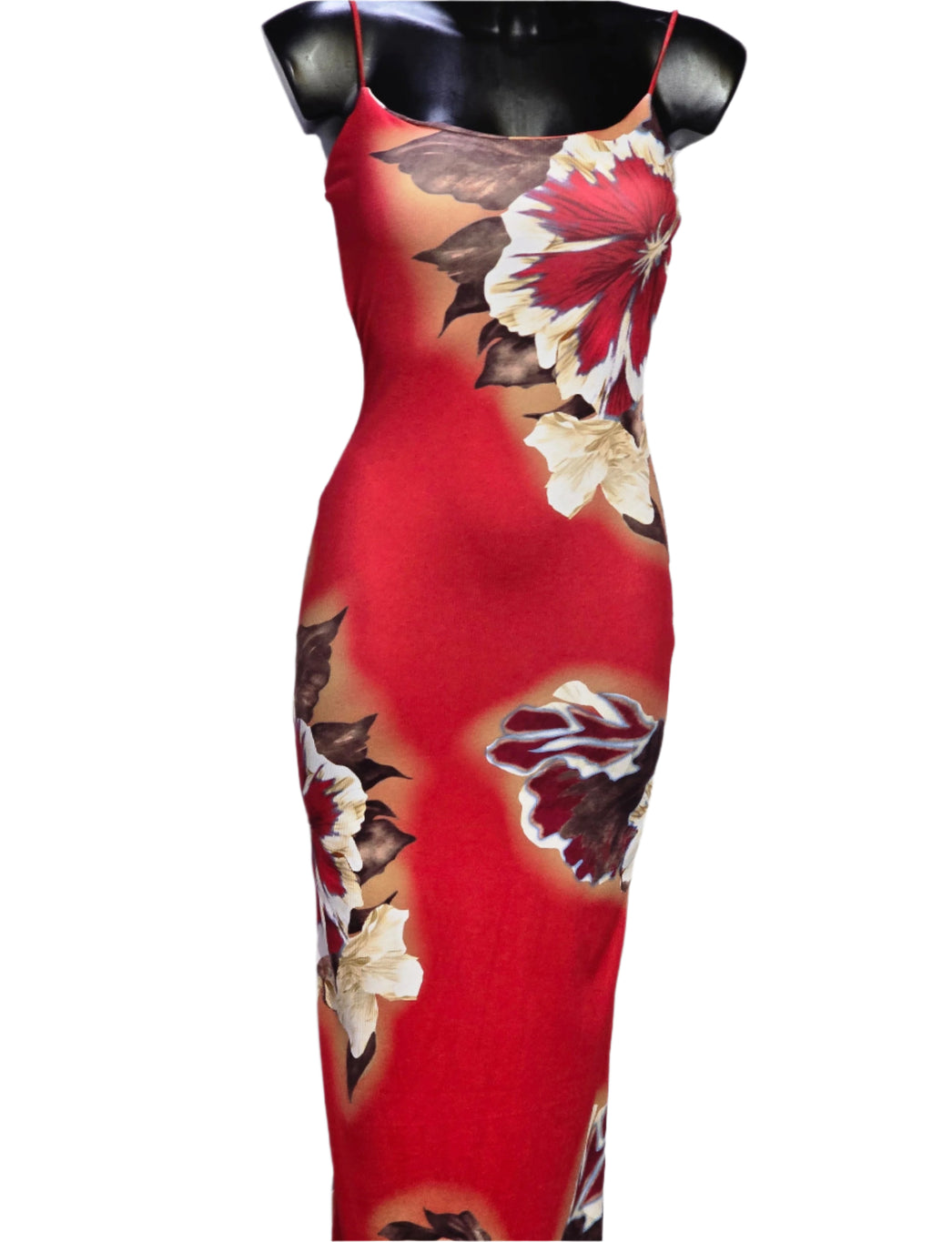 Flowy Boho Maxi Dress in Red, Maroon, Black & Pink