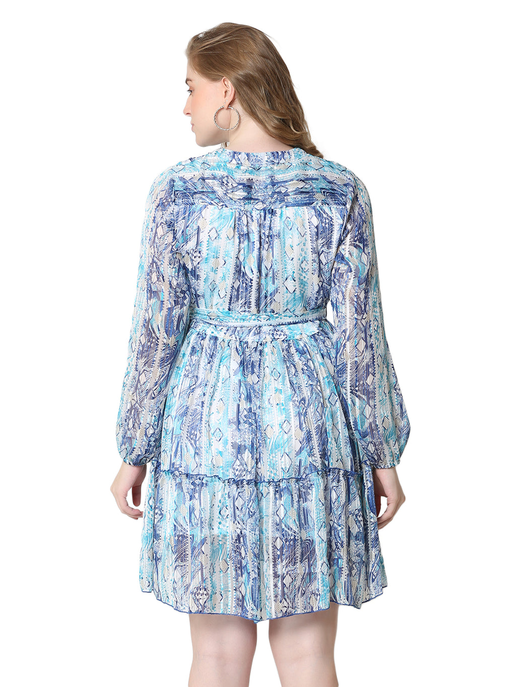 The Dual Flame Dress – Turquoise &amp; Pink