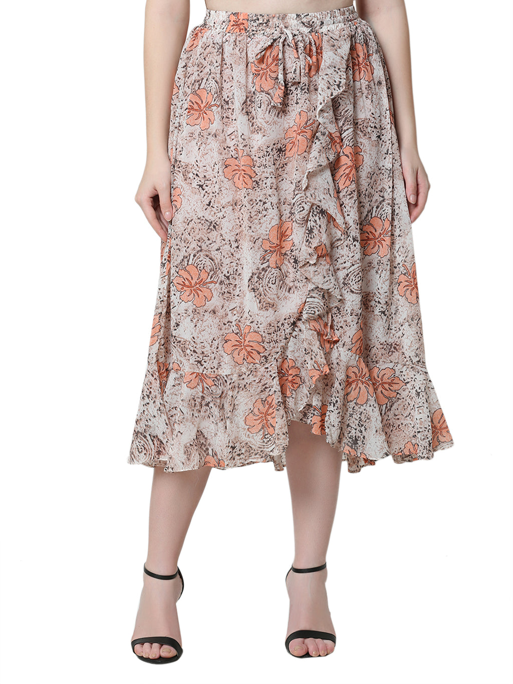 The Bold Bloom Skirt Pink